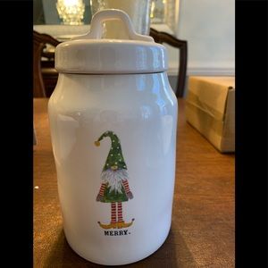 NEW Rae dunn scandi gnome skinny canister